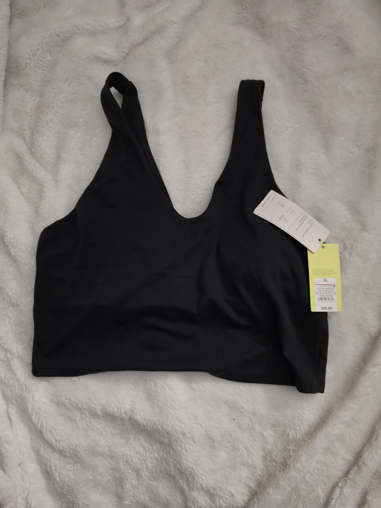 all in motion Other - all in motion Black V-Neck Seamless Crop Sports Bra